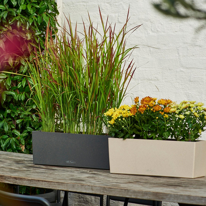 Кашпо Лечуза Балконера Стоун 50 (графитовый черный)_4