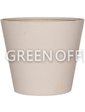 Кашпо Refined bucket natural white