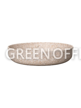 Кашпо Fibrics bamboo flat bowl sand (per 12 pcs.)