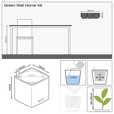 Green Wall Home Kit Color (серый)