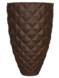 Кашпо Capi lux heraldry vase elegant i rust