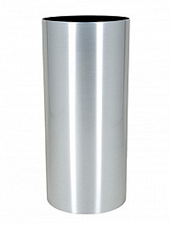 Кашпо Alure pilaro aluminium brushed lacquered высокое-широкое
