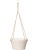 Подвесное кашпо Fibrics bamboo hanging basket white (per 12 pcs.) - Фото 1