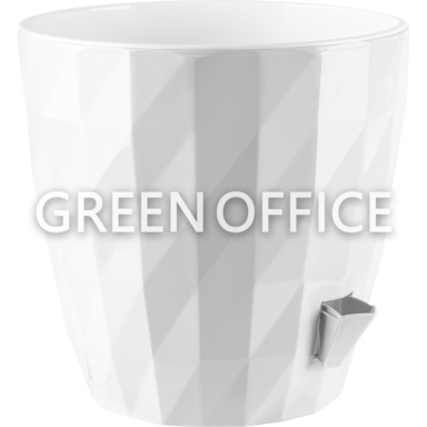 Кашпо Фрактал (белый) - Фото 1