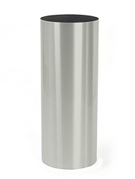 Кашпо Parel column stainless steel brushed on felt (1,2mm)