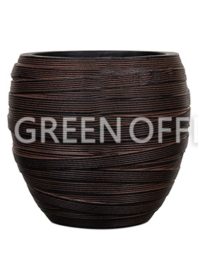 Кашпо Capi nature vase elegant ii loop brown