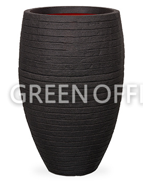 Кашпо Capi nature row nl vase vase elegant deluxe black