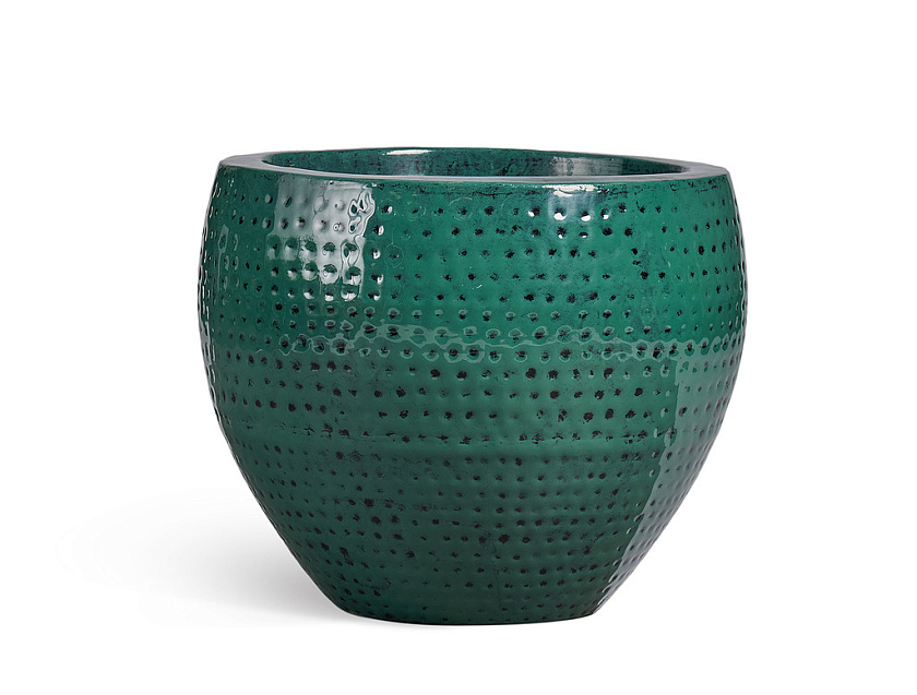 Кашпо Эффектори Рон Чаша Классик Зелёно-голубой Нефрит (эмаль)_2