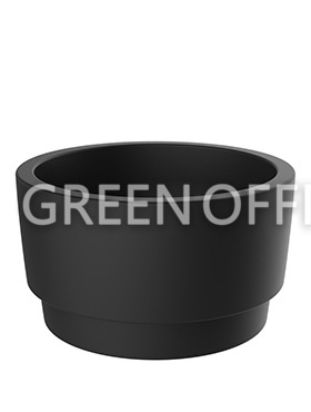 Кашпо Pure® grade bowl black - Фото 1