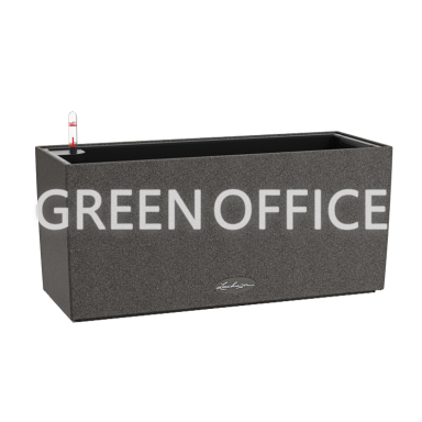 Кашпо Lechuza Balconera Stone 40 (графитовый черный) - Фото 1