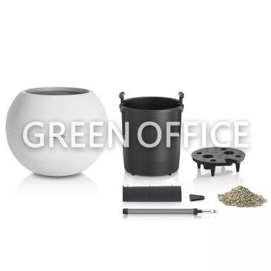 Кашпо Lechuza Puro Color 50 (белый) - Фото 3