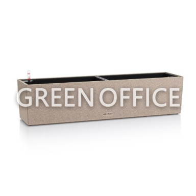 Кашпо Lechuza Balconera Stone 100 (светло-бежевый) - Фото 1