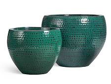 Кашпо Эффектори Рон Чаша Классик Зелёно-голубой Нефрит (эмаль)