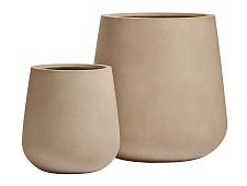 Кашпо Эрго Файн Рок Дизайн-чаша Теплый беж