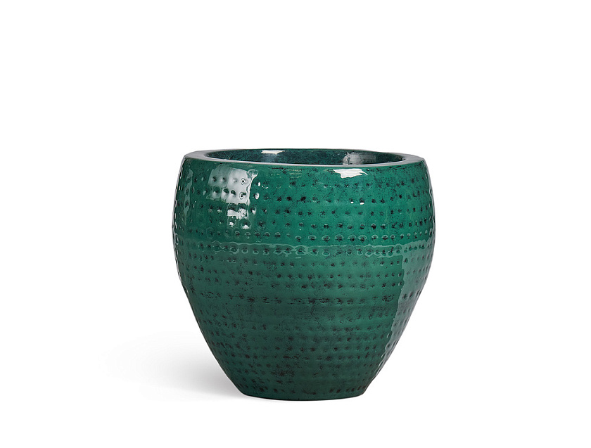 Кашпо Эффектори Рон Чаша Классик Зелёно-голубой Нефрит (эмаль)_1