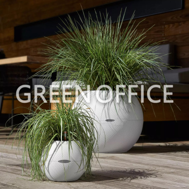 Кашпо Lechuza Puro Color 50 (белый) - Фото 5