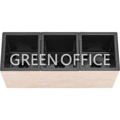 Кашпо Балкони трио ребристый (пудра) - Фото 4