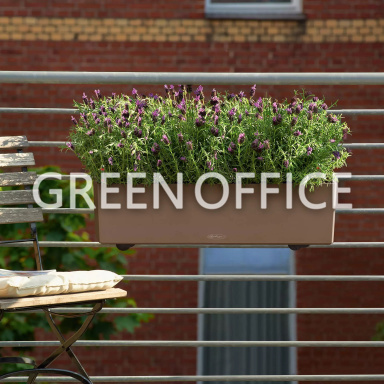 Кашпо Lechuza Balconera Color 100 (серый) - Фото 5