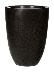 Кашпо Capi lux vase elegance low black