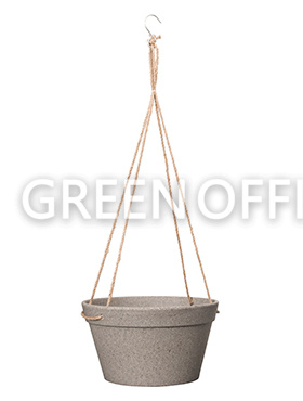 Подвесное кашпо Fibrics bamboo hanging basket grey (per 12 pcs.)