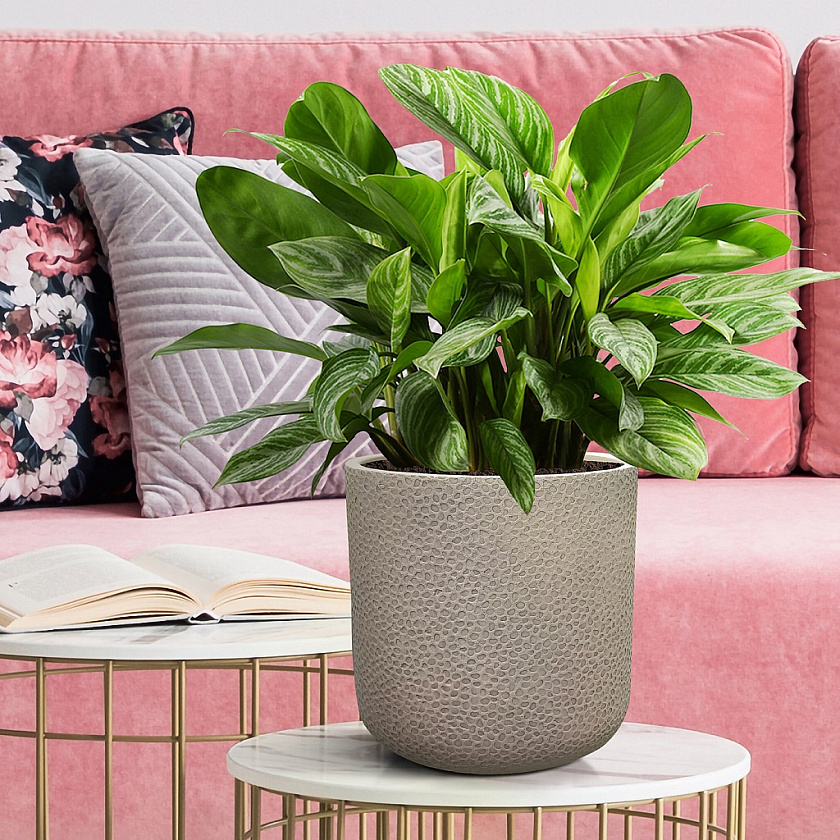 Кашпо Урбан Ваза серо-коричневое_1