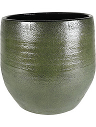 Кашпо Indoor pottery pot zembla green