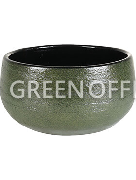Кашпо Indoor pottery bowl zembla green (per 2 шт.)