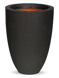 Кашпо Capi urban smooth nl vase elegance low ii black