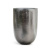 Кашпо EFFECTORY METALL высокий конус чаша стальное серебро - Фото 2