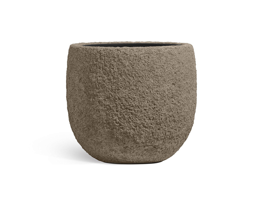 Кашпо Эффектори Терра Чаша Классик серый беж_