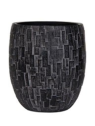 Кашпо Capi nature stone vase elegant high ii black