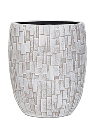 Кашпо Capi nature stone vase elegant high ii ivory
