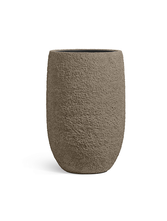 Кашпо Эффектори Терра Высокая чаша серый беж_