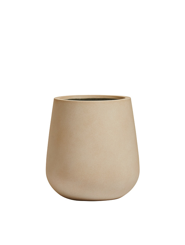 Кашпо Эрго Файн Рок Дизайн-чаша Песок теплый беж_2