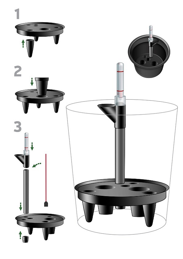 Система автополива D-21 для кашпо Эффектори модель D-21_1