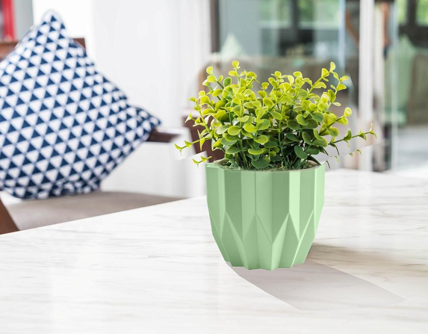 Кашпо Геометрия (Мята)_2