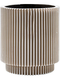 Кашпо Capi nature vase cylinder groove i ivory