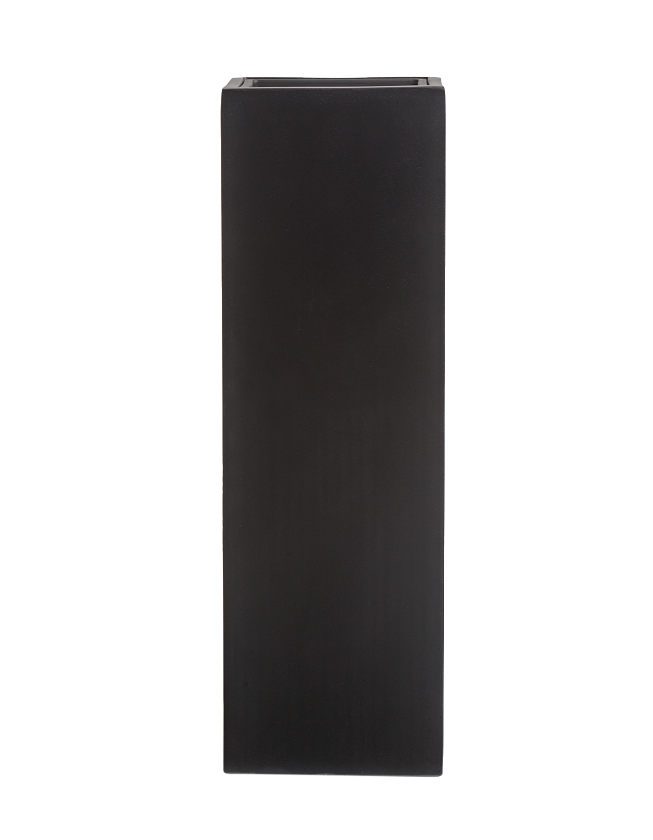 Кашпо Эффектори Блэк Стоун Высокий куб Антрацит_