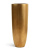 Кашпо Эффектори металл высокий гигант округлый конус сусальное золото - Фото 1