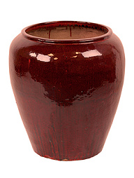 Кашпо Mystic emperor pot red black