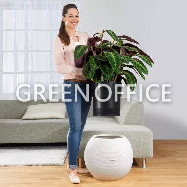 Кашпо Lechuza Puro Color 50 (светло-бежевый) - Фото 4