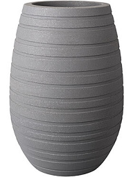 Кашпо Allure ribbon vase mineral clay