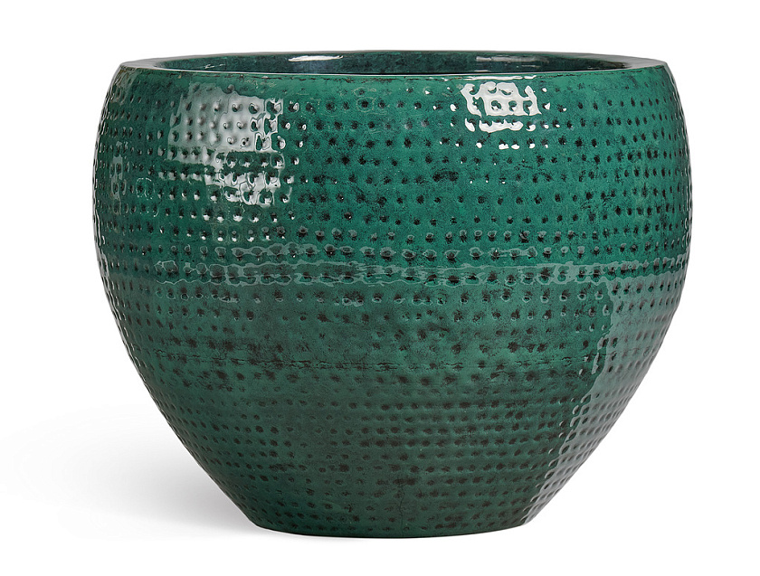Кашпо Эффектори Рон Чаша Классик Зелёно-голубой Нефрит (эмаль)_3