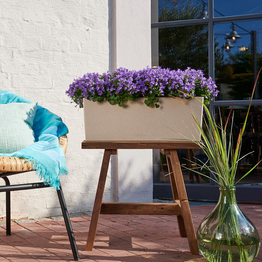 Кашпо Лечуза Балконера Стоун 50 (светло-бежевый)_3