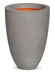 Кашпо Capi urban smooth nl vase elegance low ii light grey