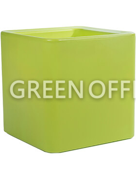Кашпо Otium quadris lime green - Фото 1