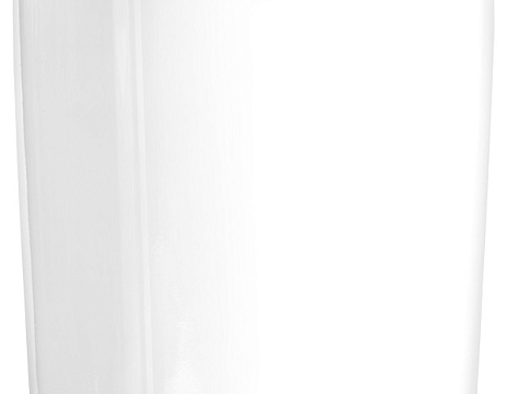 Кашпо EFFECTORY GLOSS высокий конус Design белый глянцевый лак