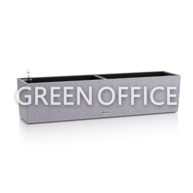 Кашпо Lechuza Balconera Stone 100 (серый камень) - Фото 1