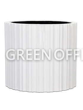 Кашпо Capi lux vase cylinder iii stripes white
