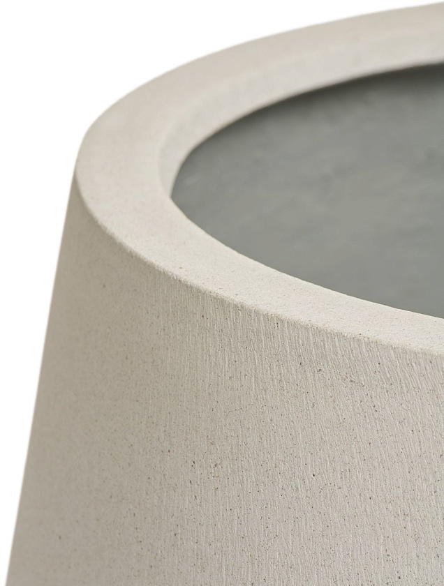 Кашпо Эрго Файн Рок Дизайн-чаша Белый камень_4